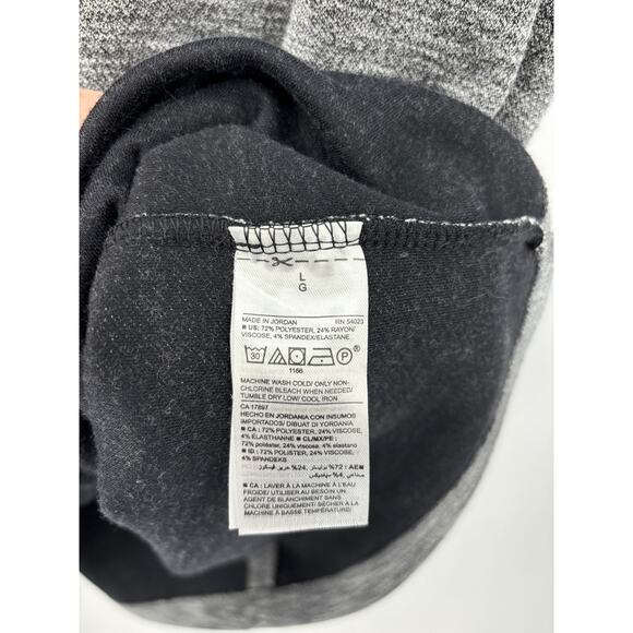 Old Navy Dress Womens Large Short Sleeve Ponte Shift Heather Grey Zip Back Knit - Picture 5 of 5